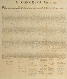 Lot #53  Declaration of Independence Force Print - Image 1