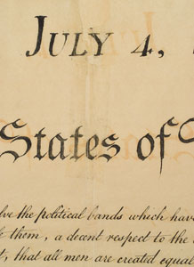Lot #53  Declaration of Independence Force Print - Image 3