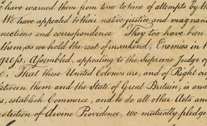 Lot #53  Declaration of Independence Force Print - Image 5