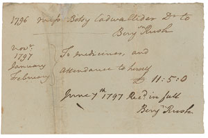 Lot #69 Pennsylvania: Benjamin Rush - Image 1