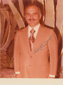 Lot #292  King Hussein of Jordan - Image 1