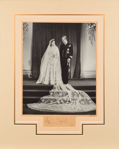 Lot #240  Queen Elizabeth II and Prince Philip - Image 1