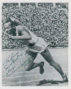 Lot #828 Jesse Owens