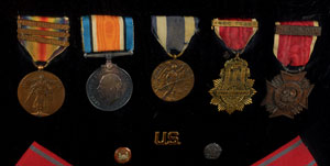 Lot #340  WWI Medals - Image 2