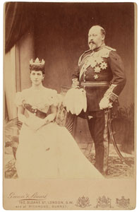 Lot #224  King Edward VII and Queen Alexandra - Image 3