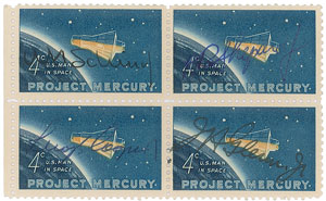 Lot #396  Mercury Astronauts
