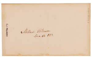 Lot #93 Millard Fillmore - Image 1