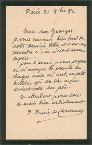 Lot #424 Pierre Puvis de Chavannes - Image 1
