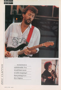 Lot #627 Eric Clapton