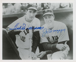 Lot #838 Ted Williams and Joe DiMaggio