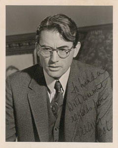 Lot #758 Gregory Peck