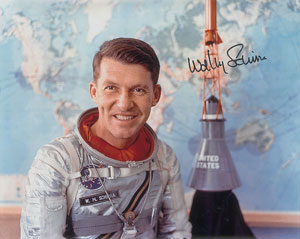 Lot #398  Mercury Astronauts: Glenn and Schirra - Image 1