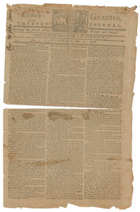 Lot #17  Boston Gazette and Country Journal: May 20, 1776