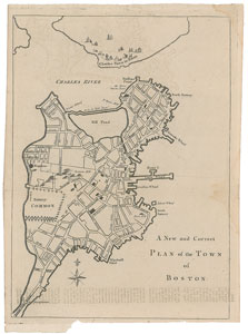 Lot #13  Boston Map: 1775