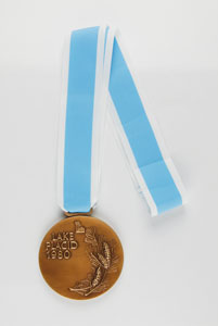 Lot #3149  Lake Placid 1980 Winter Olympics Bronze Winner’s Medal - Image 3