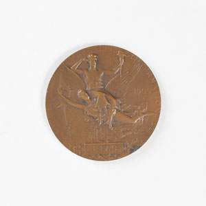 Lot #880  Paris 1900 Exposition Universelle Bronze Award Medal - Image 1