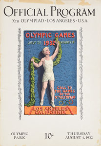 Lot #3068  Los Angeles 1932 Summer Olympics Set of (7) Daily Programs - Image 3