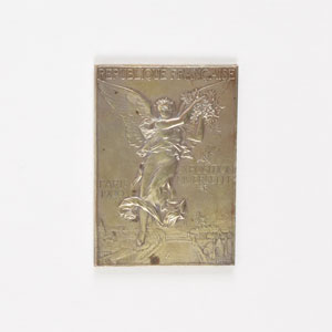 Lot #3008  Paris 1900 Summer Olympics Silvered Bronze Winner's Medal for Gymnastics - Image 2