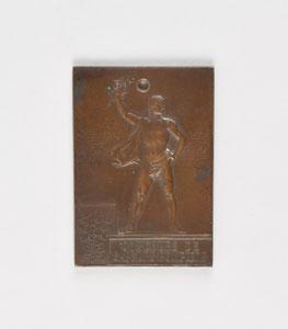 Lot #3009  Paris 1900 Summer Olympics Bronze Winner's Medal for Firefighting - Image 2