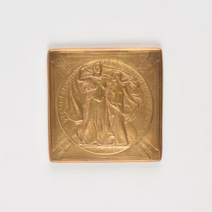 Lot #3024  St. Louis 1904 Gilt Silver Exposition Medal - Image 1