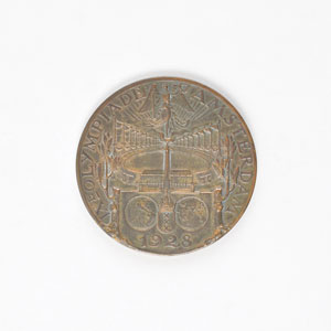 Lot #3056  Amsterdam 1928 Summer Olympics Bronze Participation Medal - Image 2