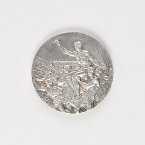 Lot #3080  Berlin 1936 Summer Olympics Silver Winner's Medal - Image 2