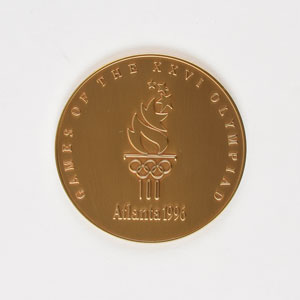 Lot #3178  Atlanta 1996 Summer Olympics Bronze Participation Medal - Image 1