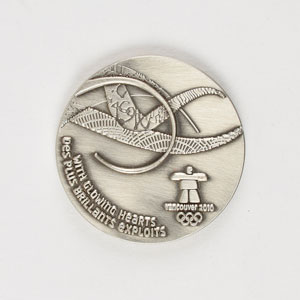 Lot #3196  Vancouver 2010 Winter Olympics Pair of Olympic Volunteer and Paralympic Participation Medals - Image 3
