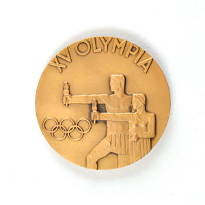 Lot #3098  Helsinki 1952 Summer Olympics Participation Medal - Image 1
