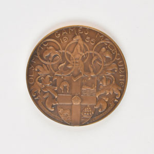 Lot #3110  Melbourne 1956 Summer Olympics Bronze Participation Medal - Image 1
