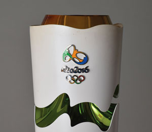 Lot #3203  Rio 2016 Summer Olympics Torch with Stand - Image 3