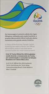 Lot #3203  Rio 2016 Summer Olympics Torch with Stand - Image 5