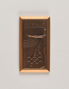 Lot #3186  Salt Lake City 2002 Winter Olympics Bronze Volunteer Participation Medal - Image 2