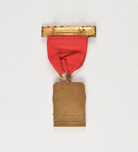 Lot #3057  Amsterdam 1928 Summer Olympics US Track and Field Harvard Trials Badge - Image 2