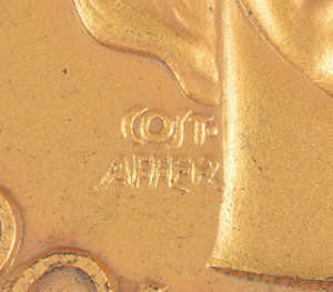 Lot #3101  Cortina 1956 Winter Olympics Gold Winner’s Medal - Image 3