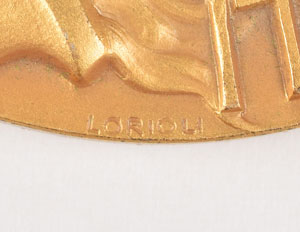 Lot #3101  Cortina 1956 Winter Olympics Gold Winner’s Medal - Image 4