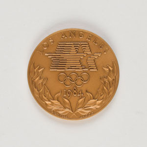 Lot #3162  Los Angeles 1984 Summer Olympics Bronze Participation Medal - Image 2
