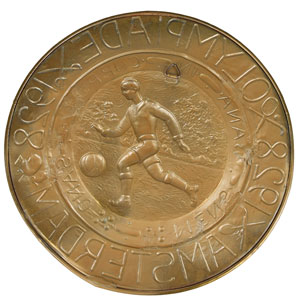 Lot #3059  Amsterdam 1928 Summer Olympics Bronze Plaque - Image 2