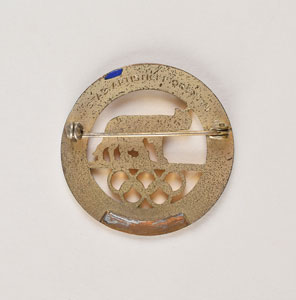 Lot #3133  Rome 1965 Summer Olympics Committee Badge - Image 2