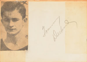 Lot #3232 Paavo Nurmi, Taisto Mäki, Glenn Cunningham Signatures - Image 5