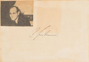 Lot #3232 Paavo Nurmi, Taisto Mäki, Glenn Cunningham Signatures - Image 6