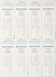 Lot #3153  Lake Placid 1980 Winter Olympics Collection of (26) Unused Tickets - Image 2