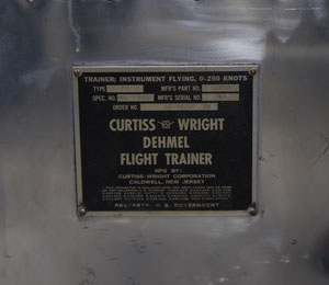 Lot #100  Curtiss Wright Dehmel Flight Trainer - Image 3