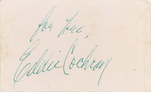 Lot #669 Eddie Cochran