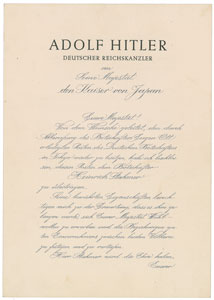 Lot #23 Adolf Hitler - Image 1