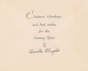 Lot #438 Orville Wright - Image 1