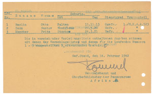 Lot #19 Erwin Rommel - Image 1