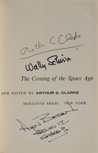 Lot #460  Astronauts and Arthur C. Clarke