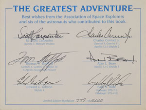 Lot #460  Astronauts and Arthur C. Clarke - Image 3