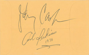 Lot #663 Johnny Cash and Carl Perkins